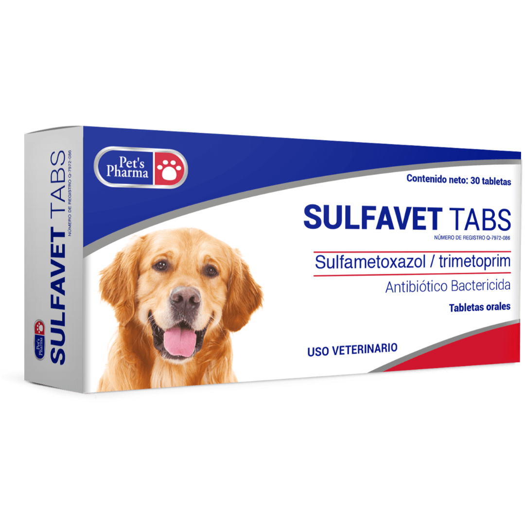 Sulfavet 30 Tabletas - Pet's Pharma Sulfavet 30 Tabletas - Pet's Pharma